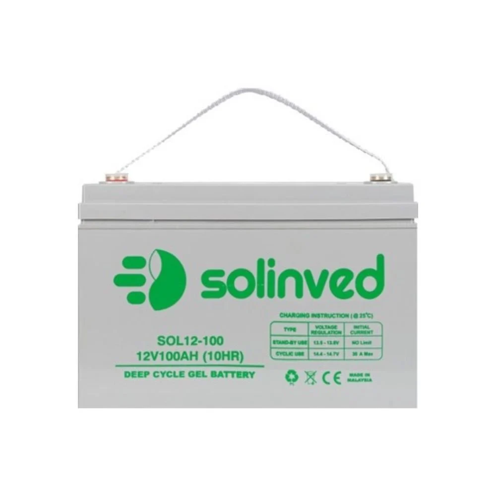 Solinved 12 V 100 Ah Derin Deşarjlı Solar Jel Akü
