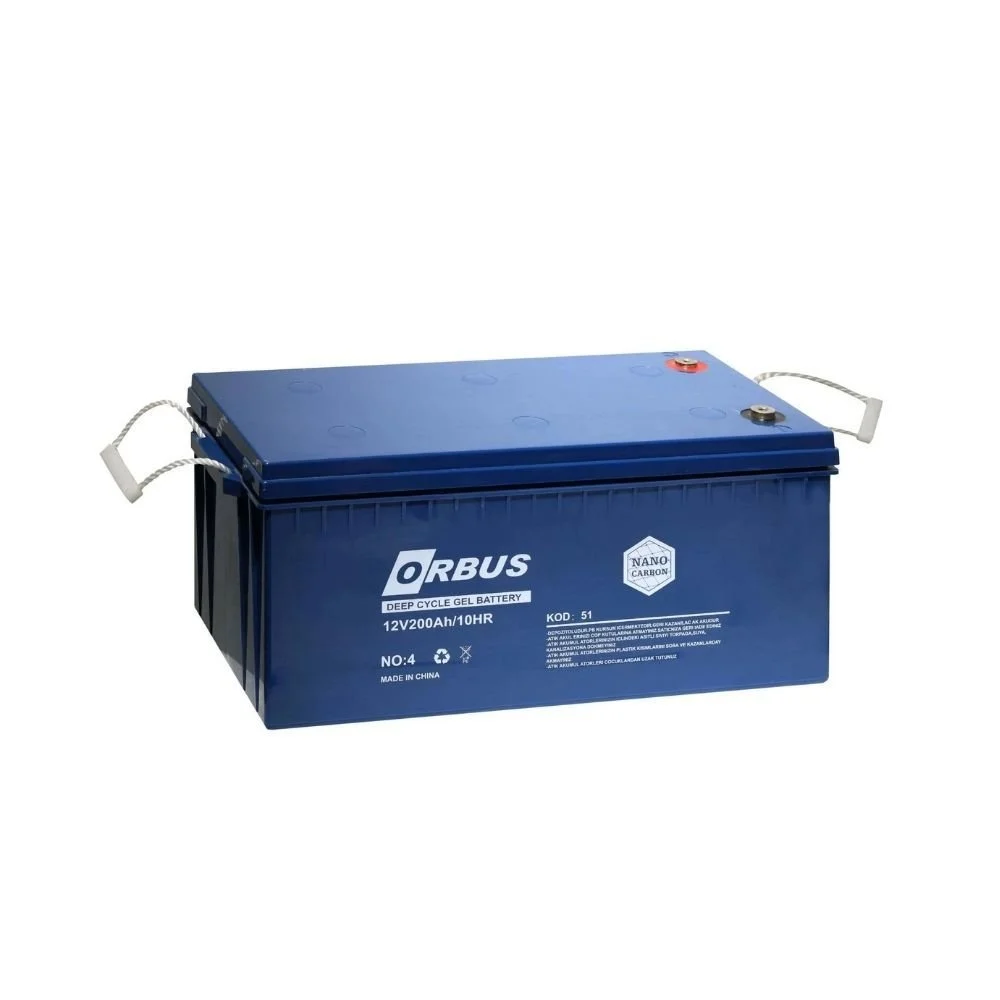 Orbus 12 V 200 Ah Jel Akü