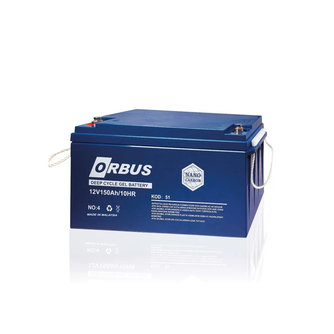 Orbus 12 V 150 Ah Jel Akü
