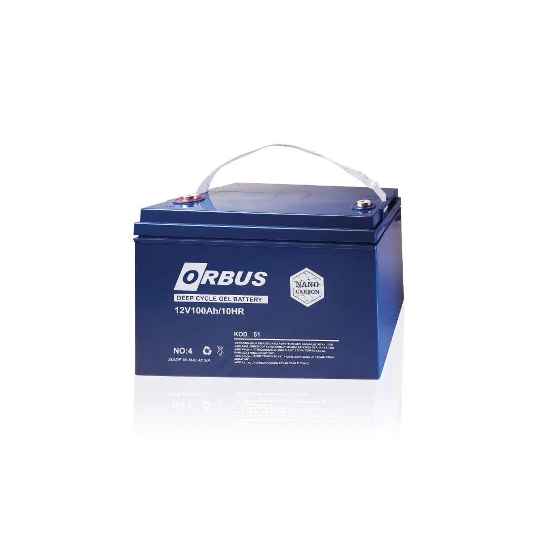 Orbus 12 V 100 Ah Jel Akü