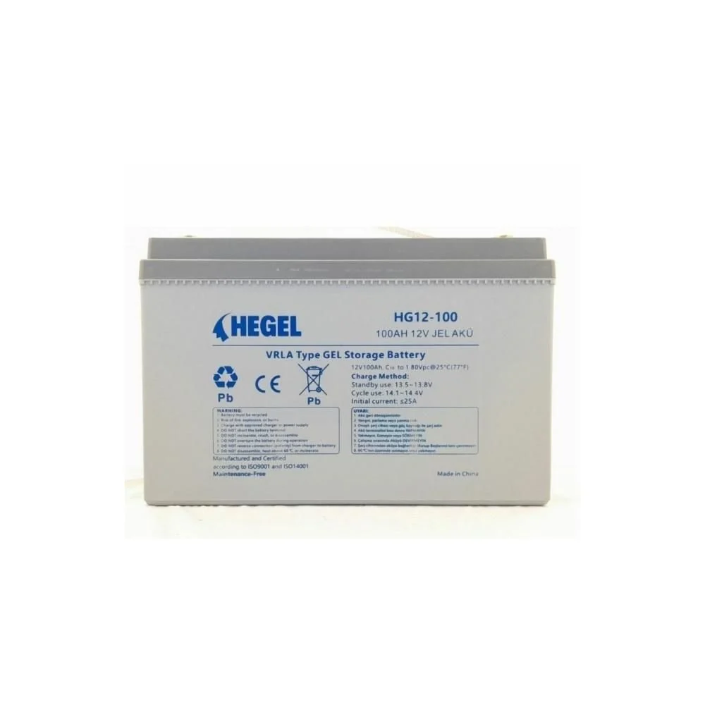 Hegel 100 Ah 12V Jel Akü