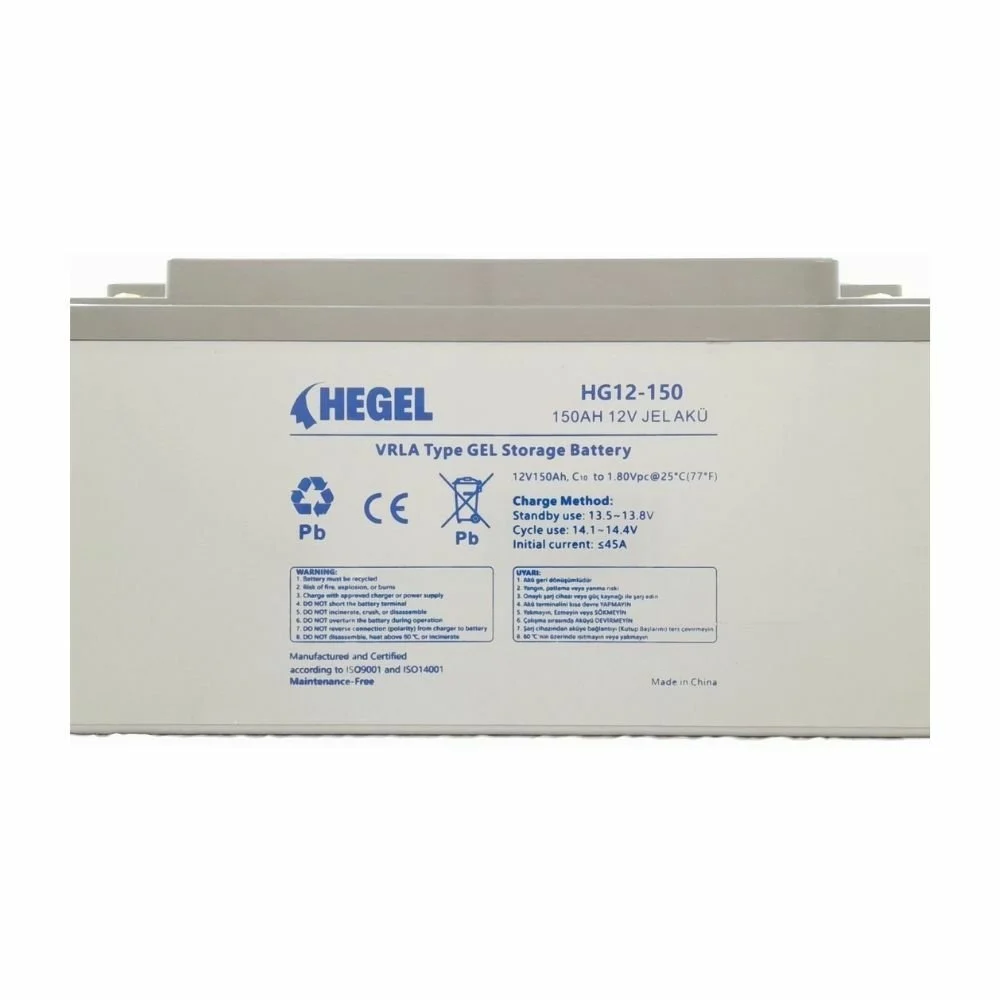 Hegel 150 Ah 12V Jel Akü
